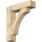 Ekena Millwork Legacy Block Rough Sawn Bracket w/ Offset Brace, Douglas Fir, 8"W x 32"D x 36"H BKT0806X32X36LEC05RDF - alternate 1